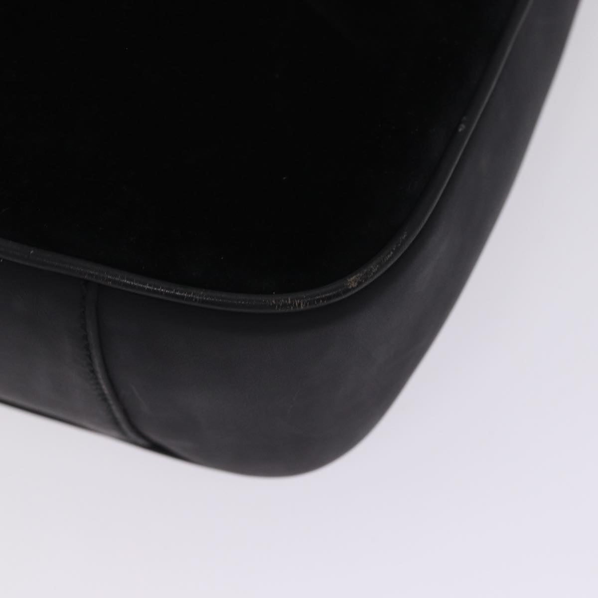GUCCI Bamboo Hand Bag Suede Black Gold 001 1014 1577 0 - 12