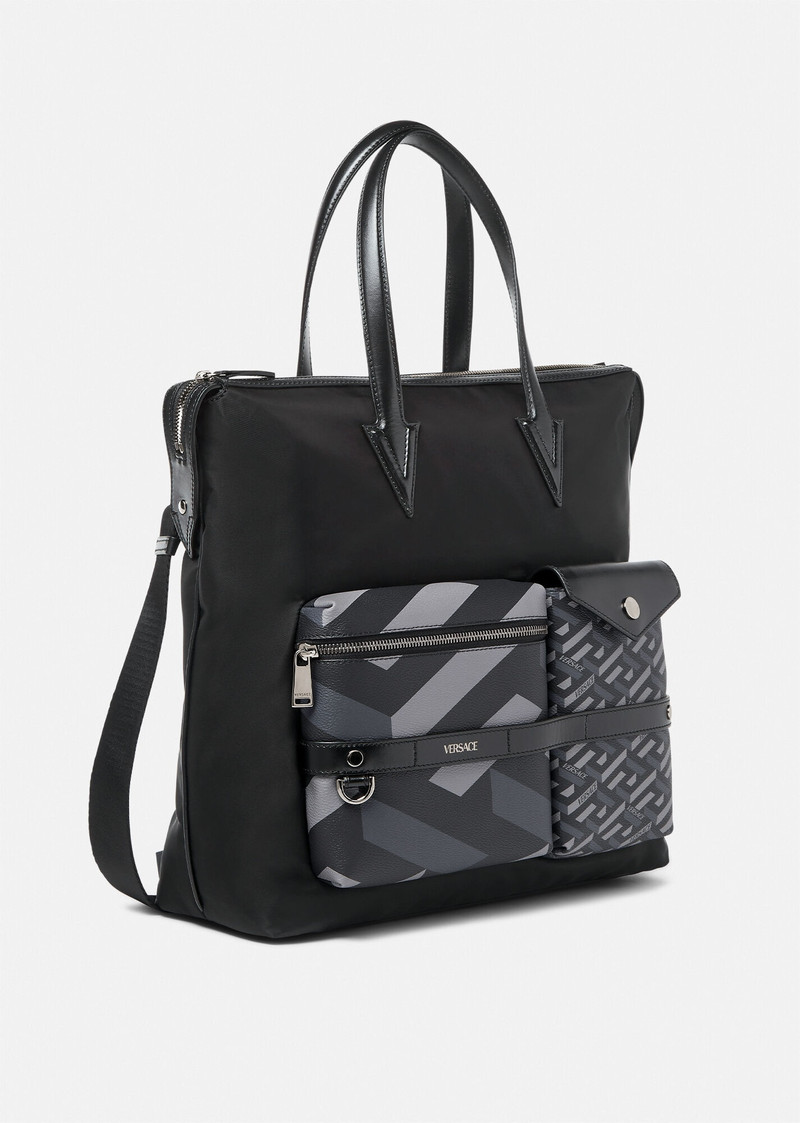 VERSACE La Greca Signature Tote Bag outlook