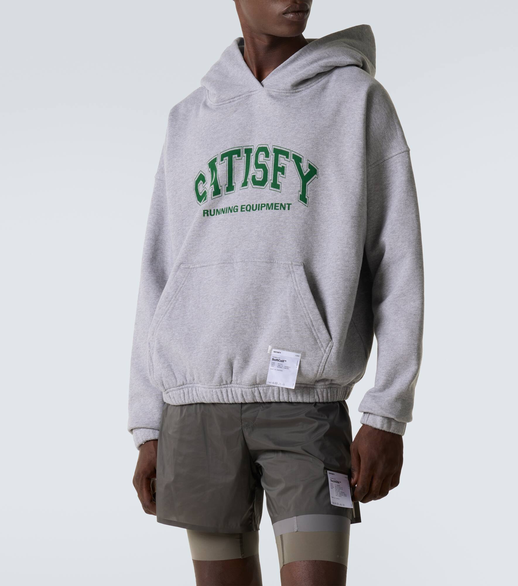 Logo cotton jersey hoodie - 3