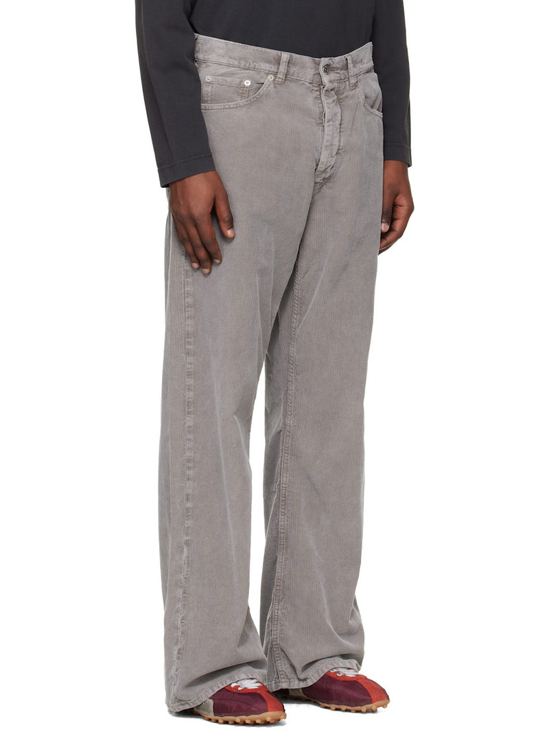 Gray Loose-Fit Trousers 2