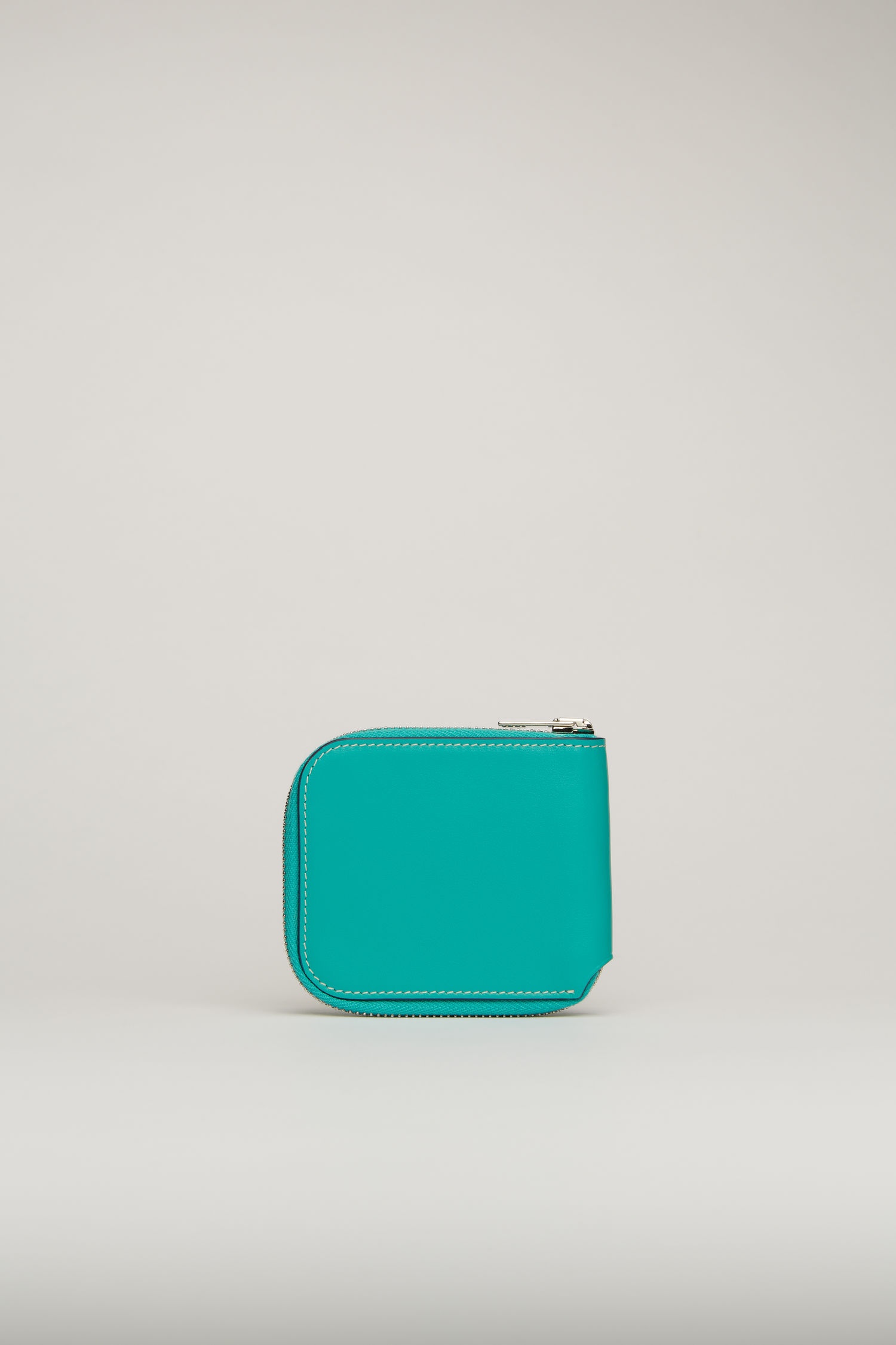 Compact bifold wallet turquoise blue - 2