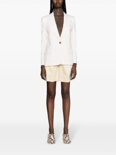 MSGM single-breasted crepe blazer outlook