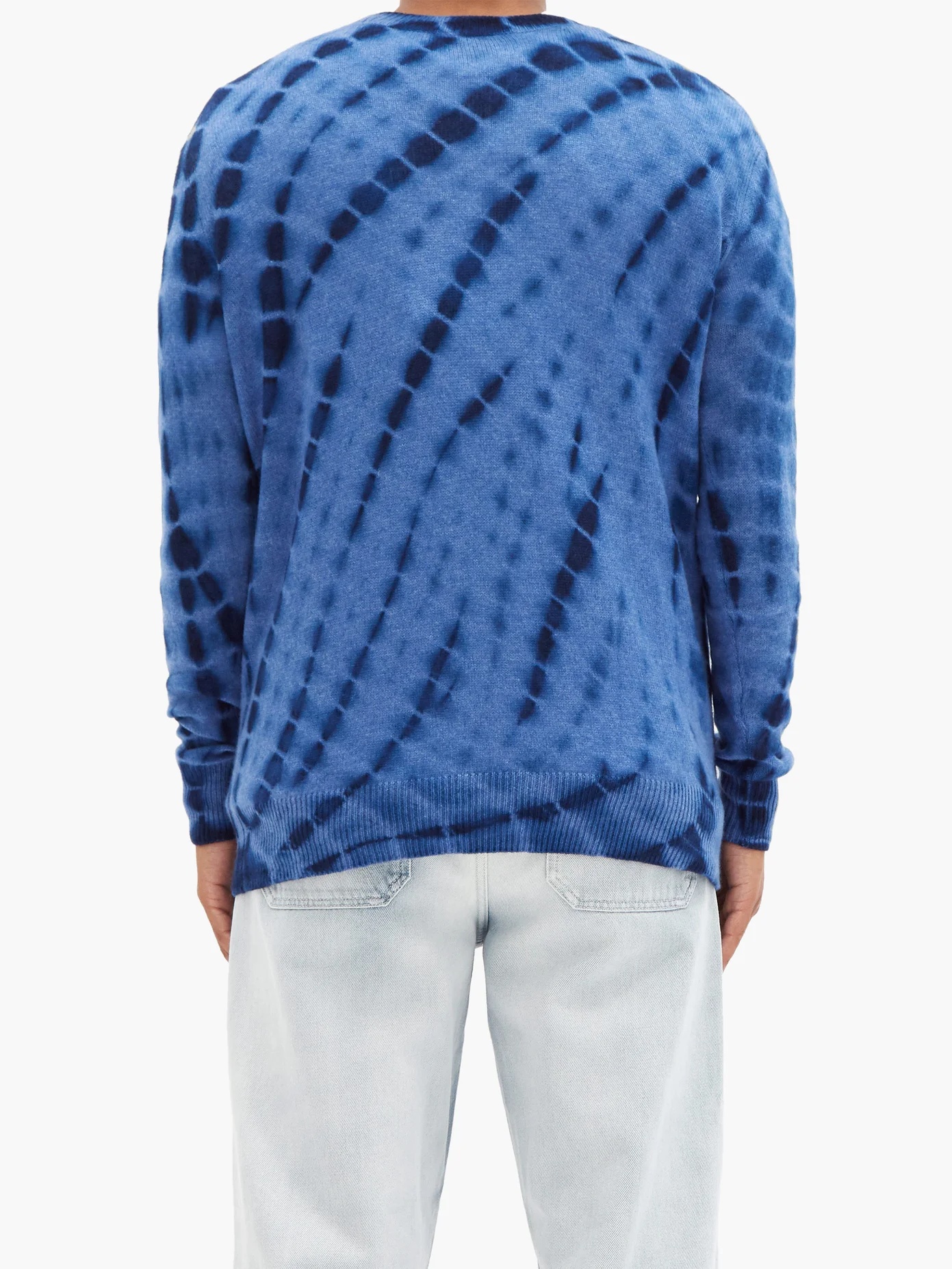 Tie-dye cashmere sweater - 5