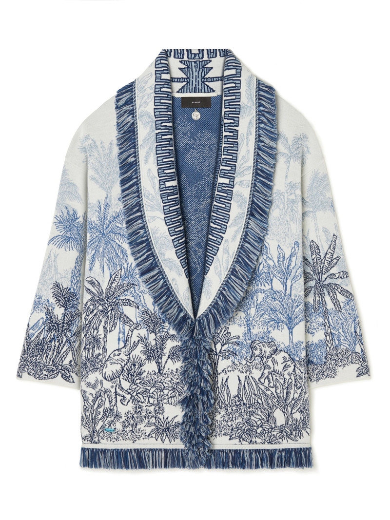 Jungle Toile De Jouy Cardigan 1