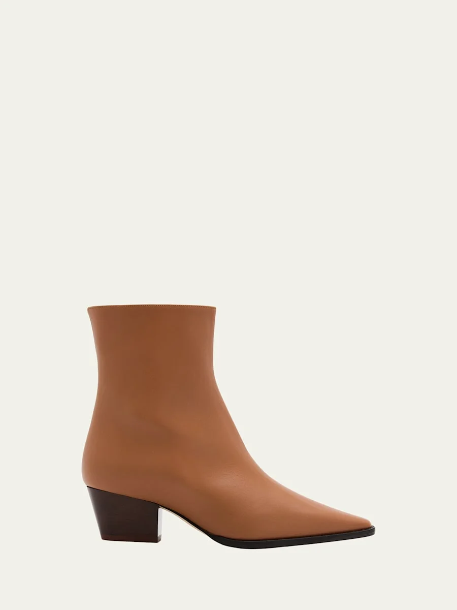 Aliera Leather Booties - 1