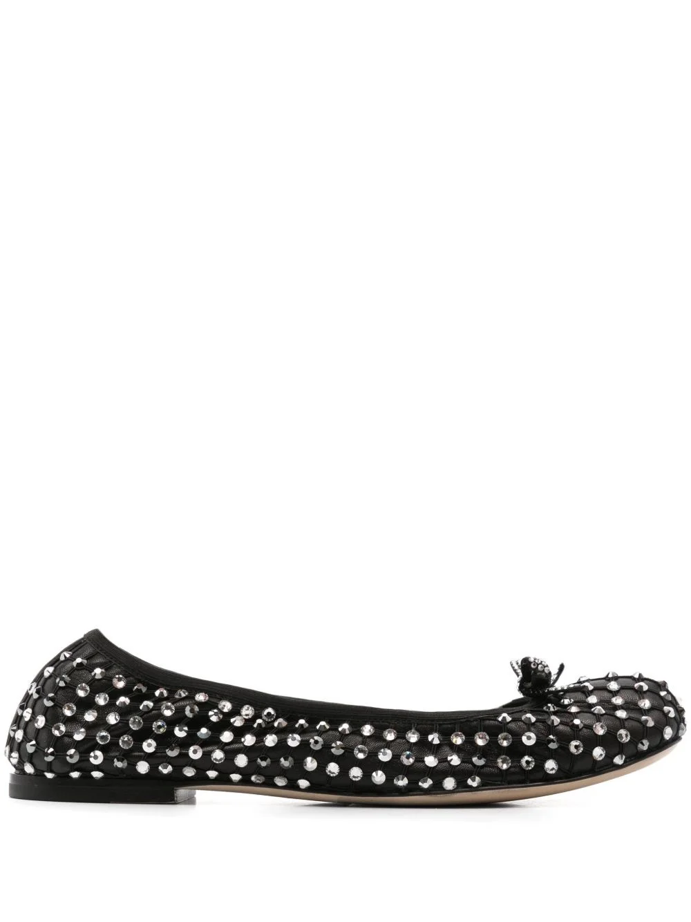 crystal-embellished ballet flats - 1