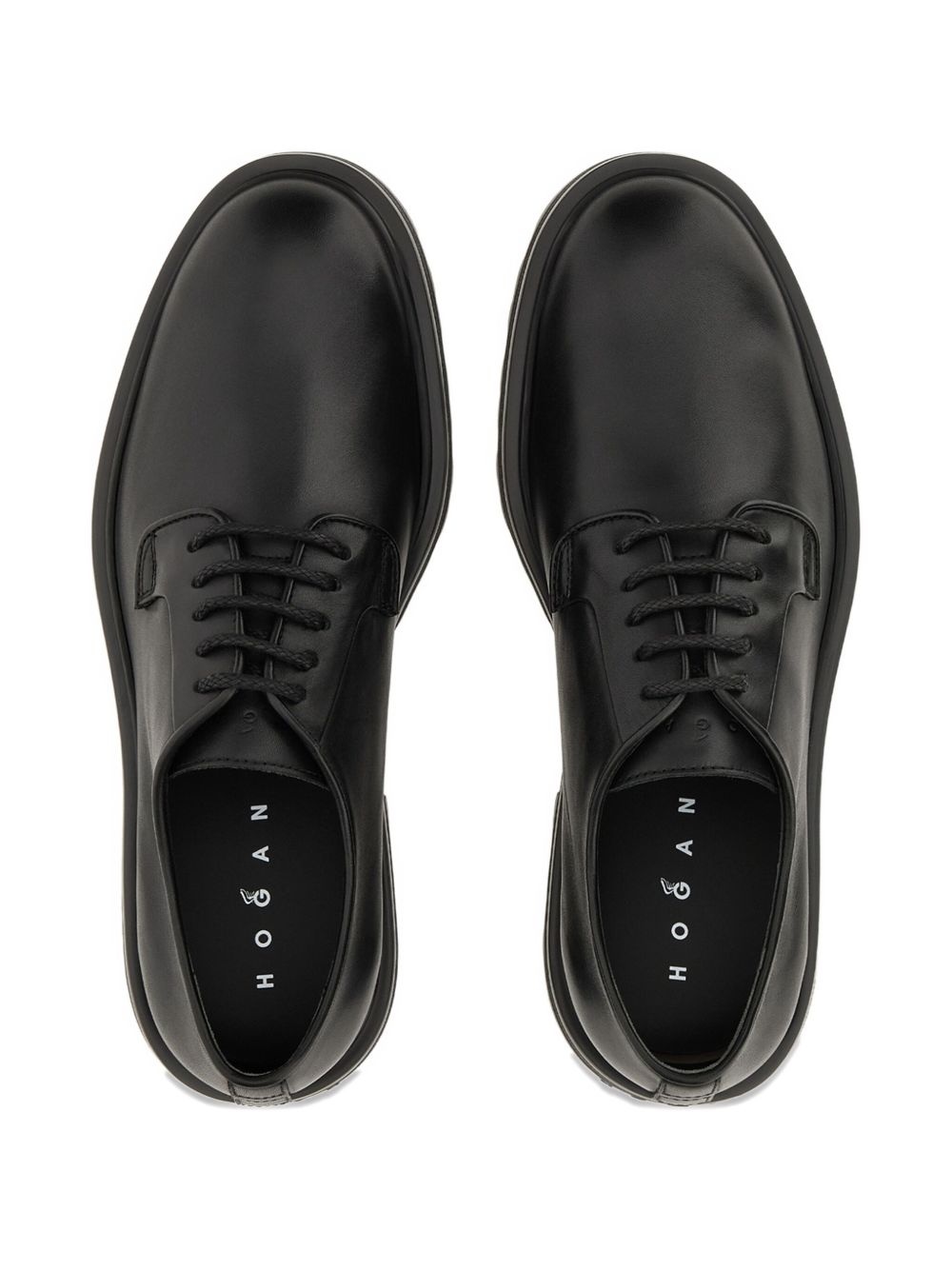 H673 lace-up derby shoes - 4