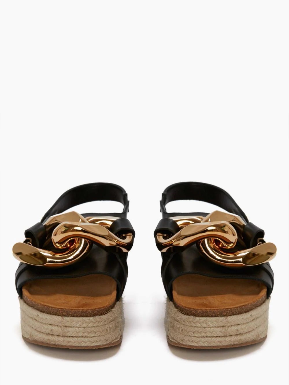 WOMEN'S CHAIN PLATFORM SANDALS - 4