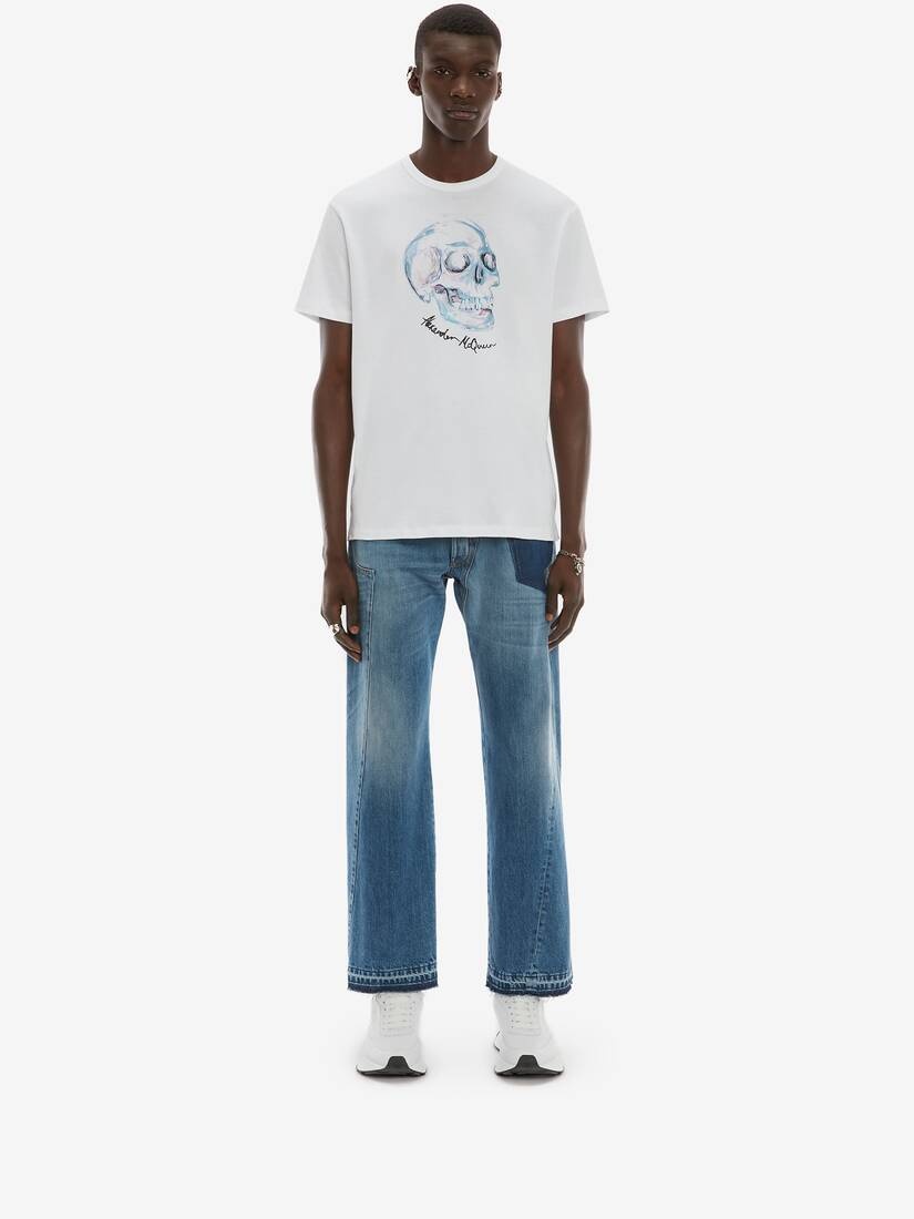 Reconstructed Jeans in Denim Blue - 2
