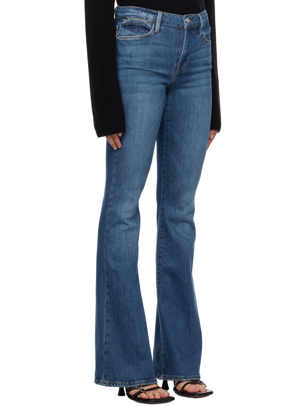 Blue 'Le High Flare' Jeans - 2