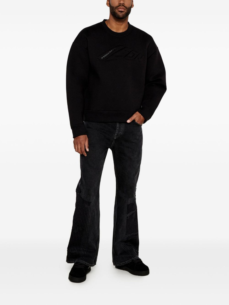 DSQUARED2 embossed logo sweatshirt outlook