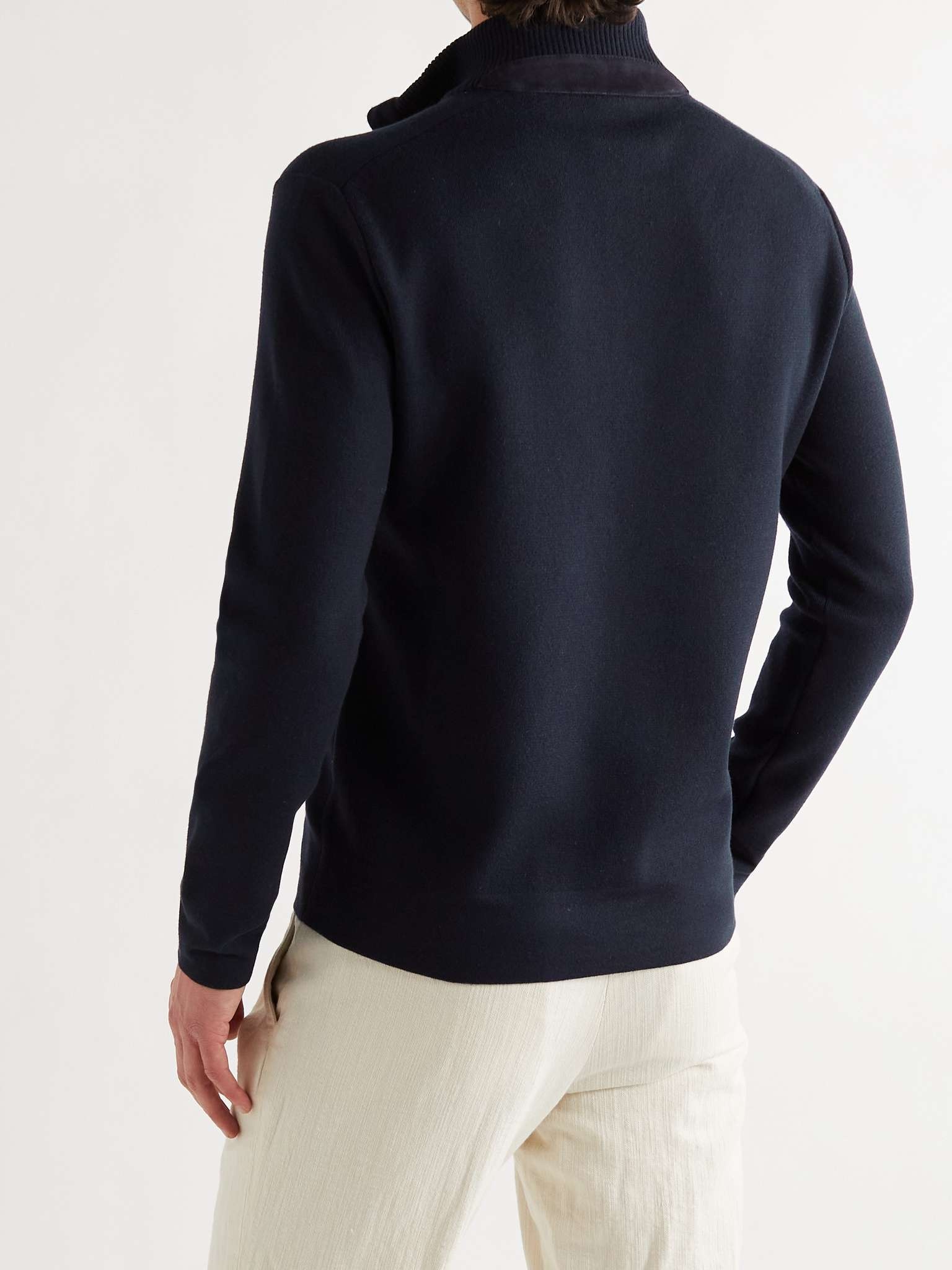 Cashmere Half-Zip Sweater - 4