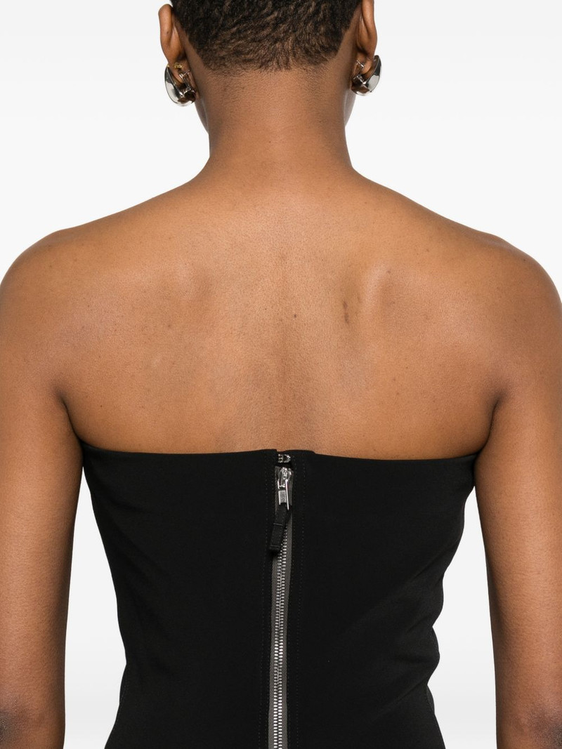 Bustier Gown strapless sculpted maxi dress 5