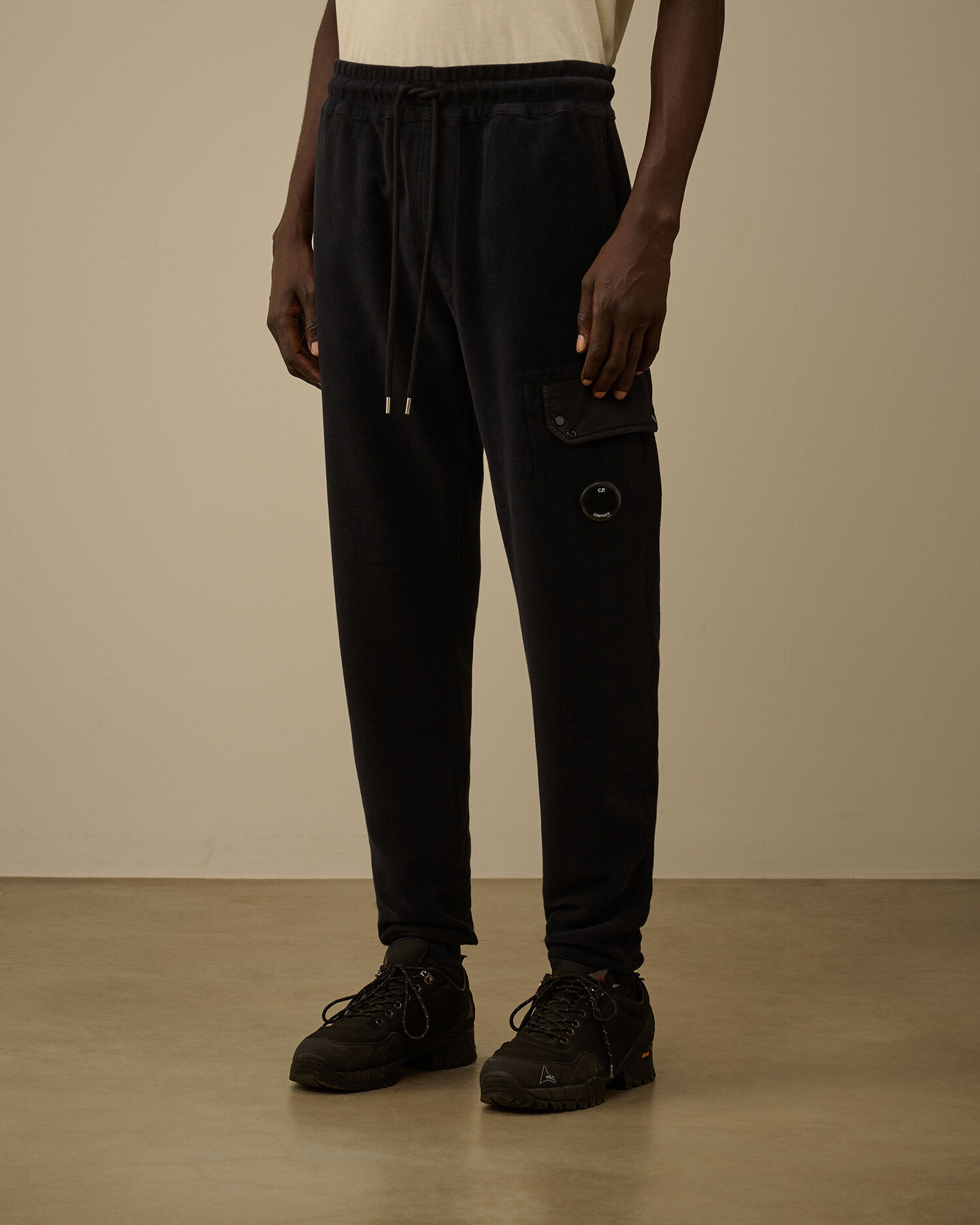 Brushed Emerized Diagonal Fleece Lens Sweatpants - 3