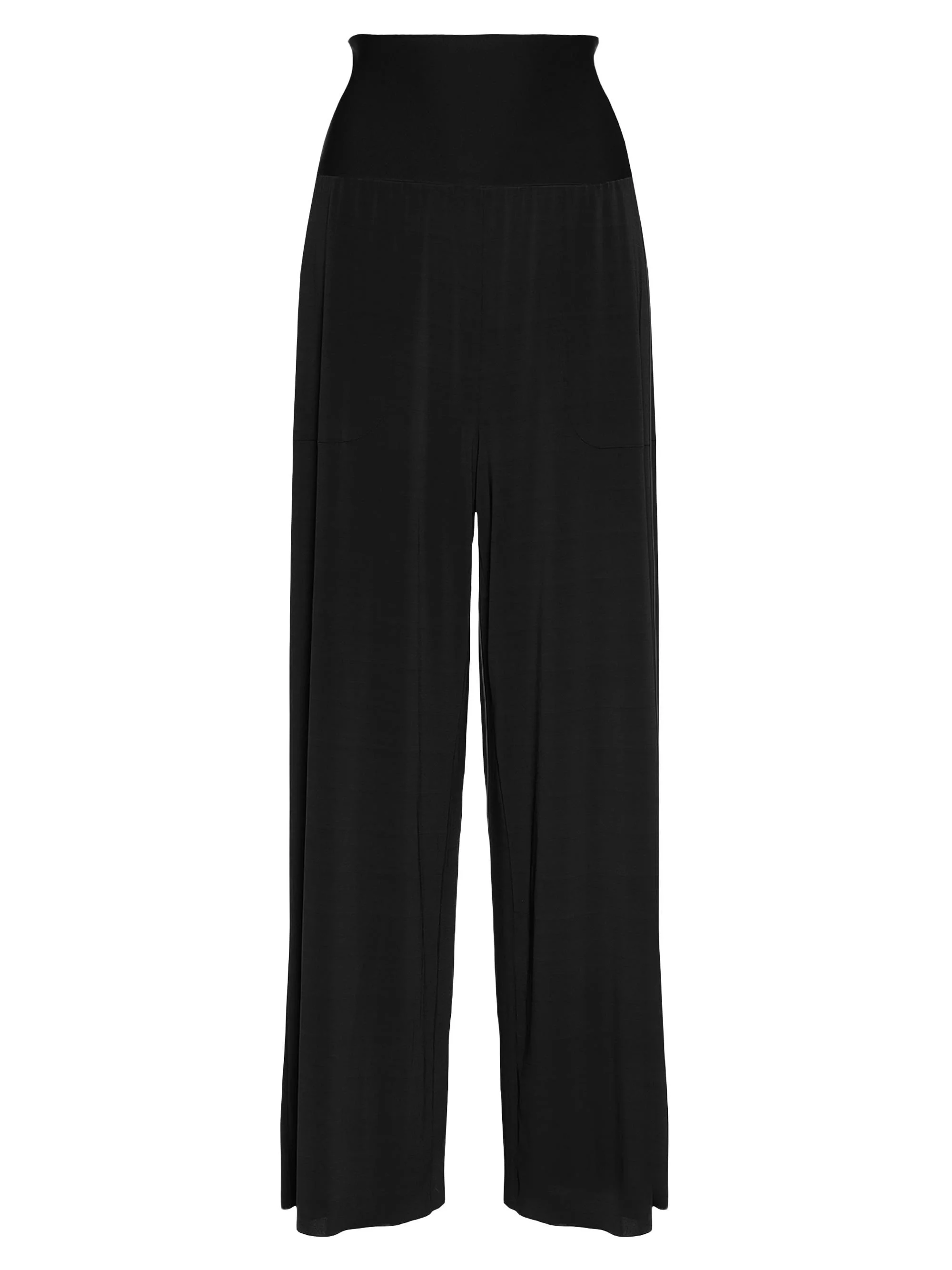 Women's Dao Jersey Wide-Leg Pants - Noir - 1