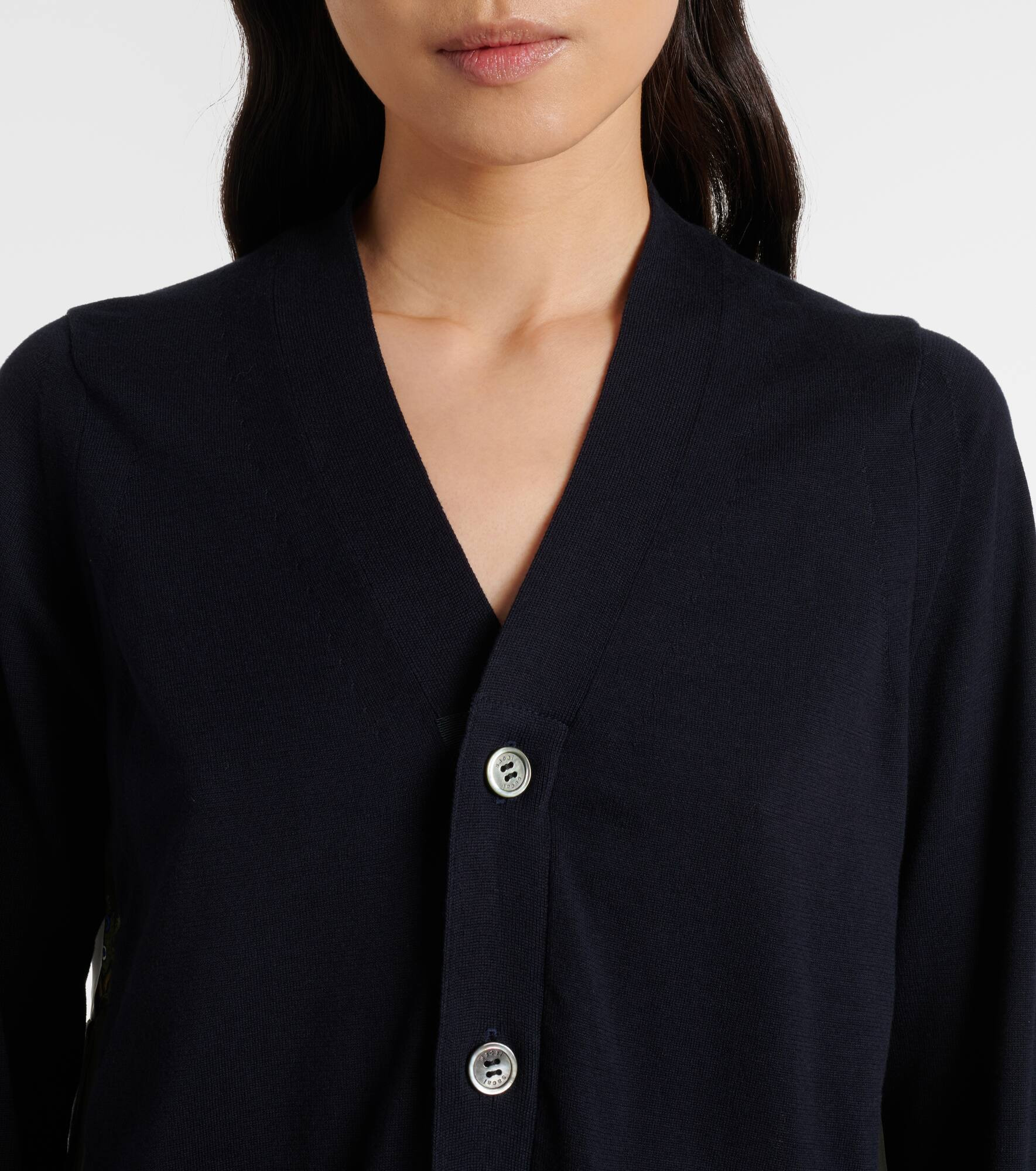 Paneled cardigan - 4