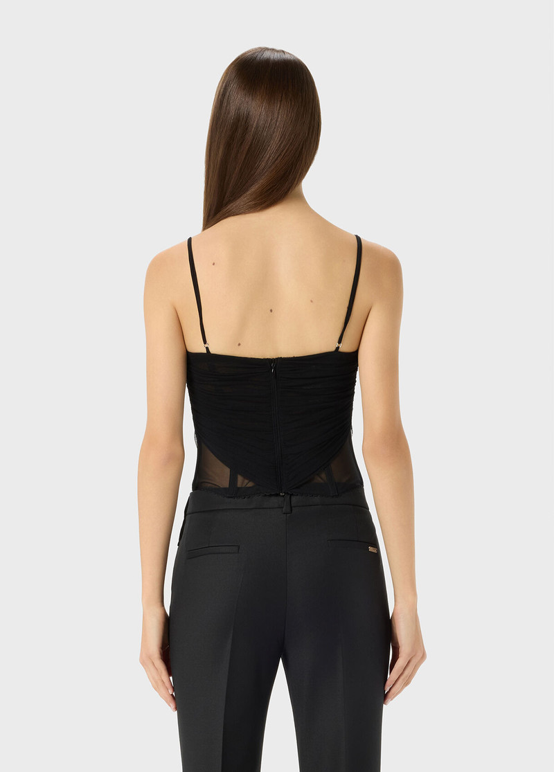TOP SATIN AND TULLE BUSTIER 3