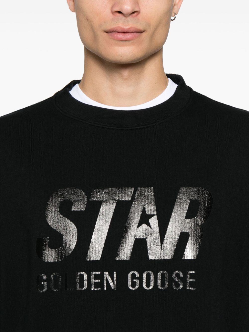 Golden Goose Men Boxy Logo Sweatshirt - 4