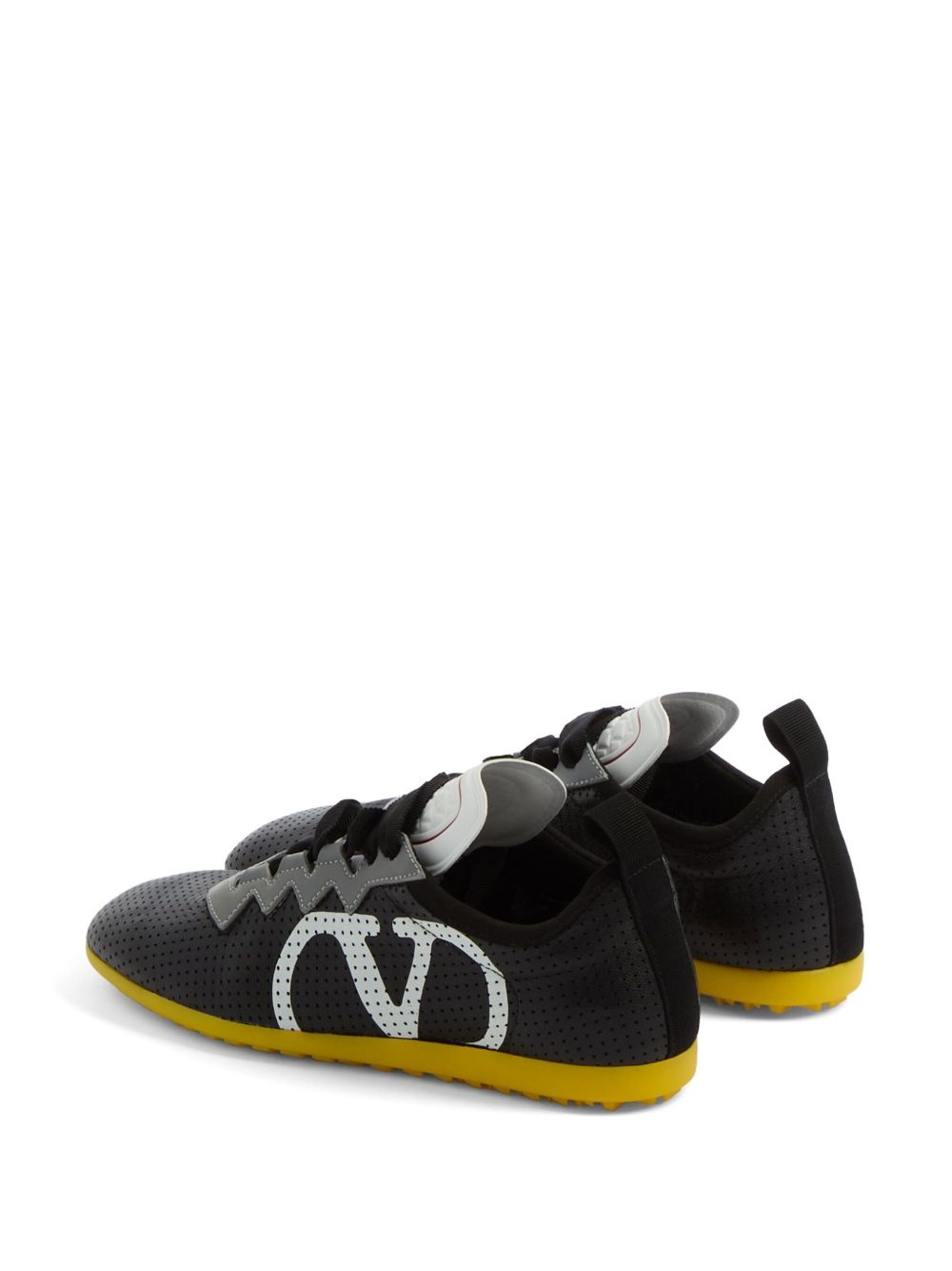 Chromathon perforated leather sneakers - 5