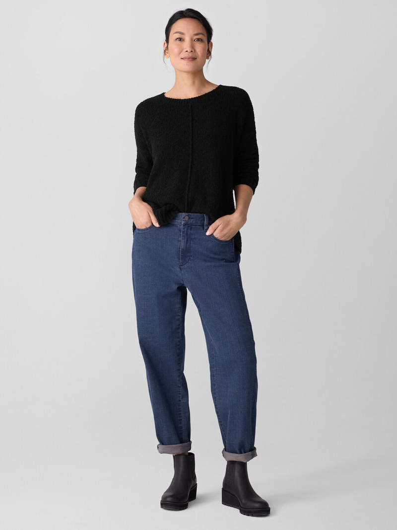 EILEEN FISHER Cotton Stretch Denim Lantern Jean outlook