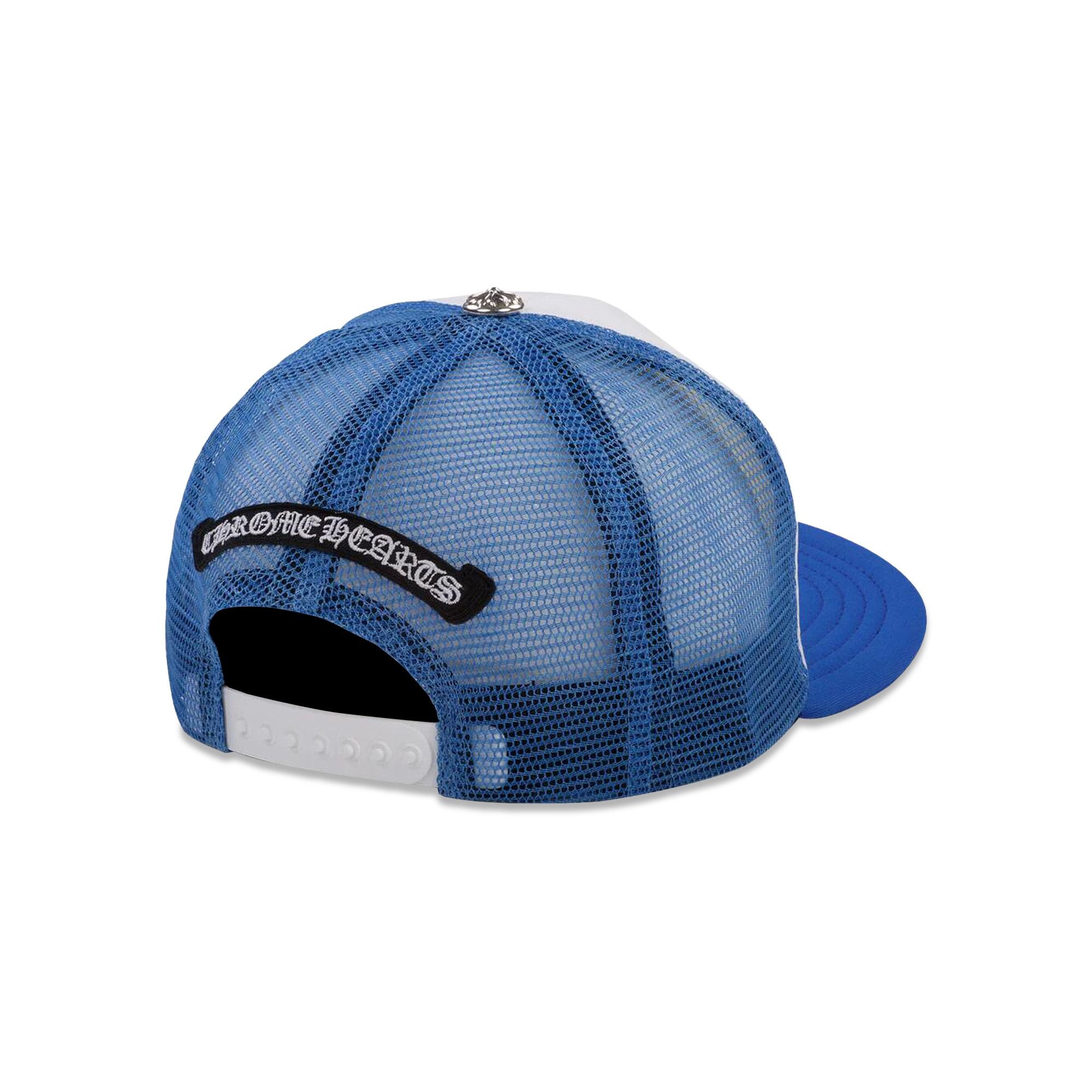 Chrome Hearts Cemetery Trucker Hat 'Blue' - 2