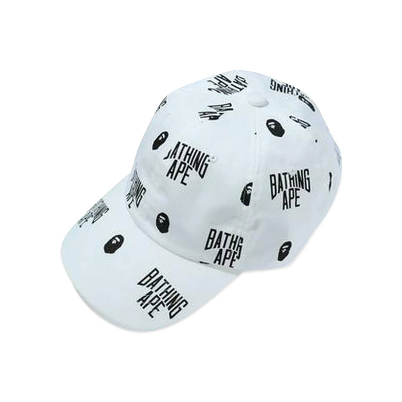 BAPE Monogram Panel Cap 'White' - 1