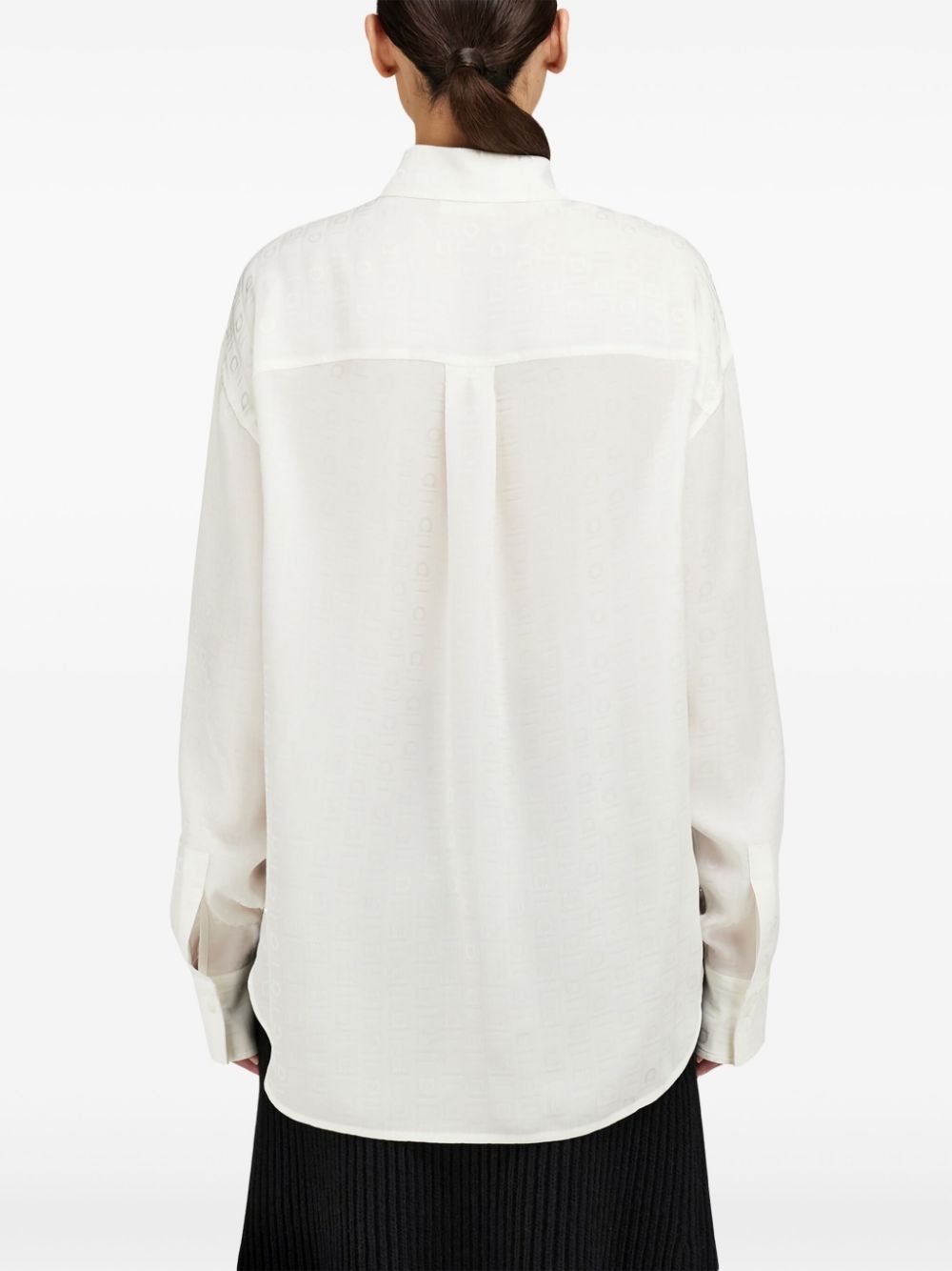 Gancini-print shirt - 4