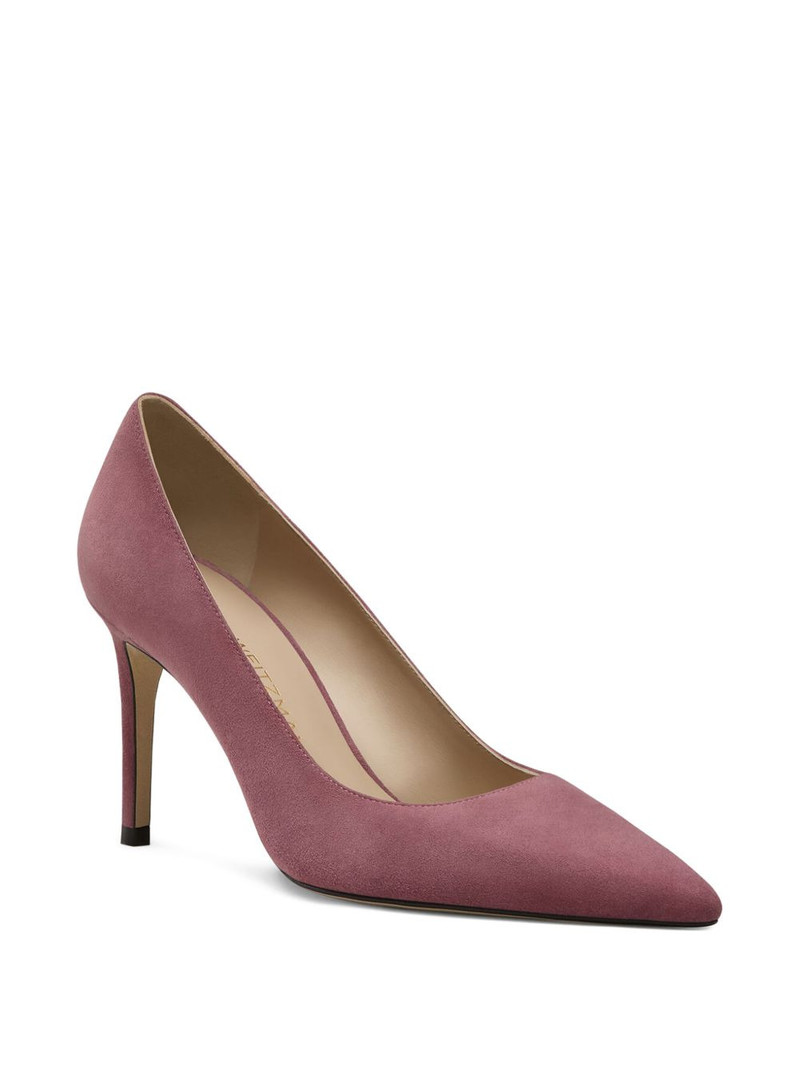 Stuart Weitzman 85mm Stuart Power pointed-toe pumps outlook