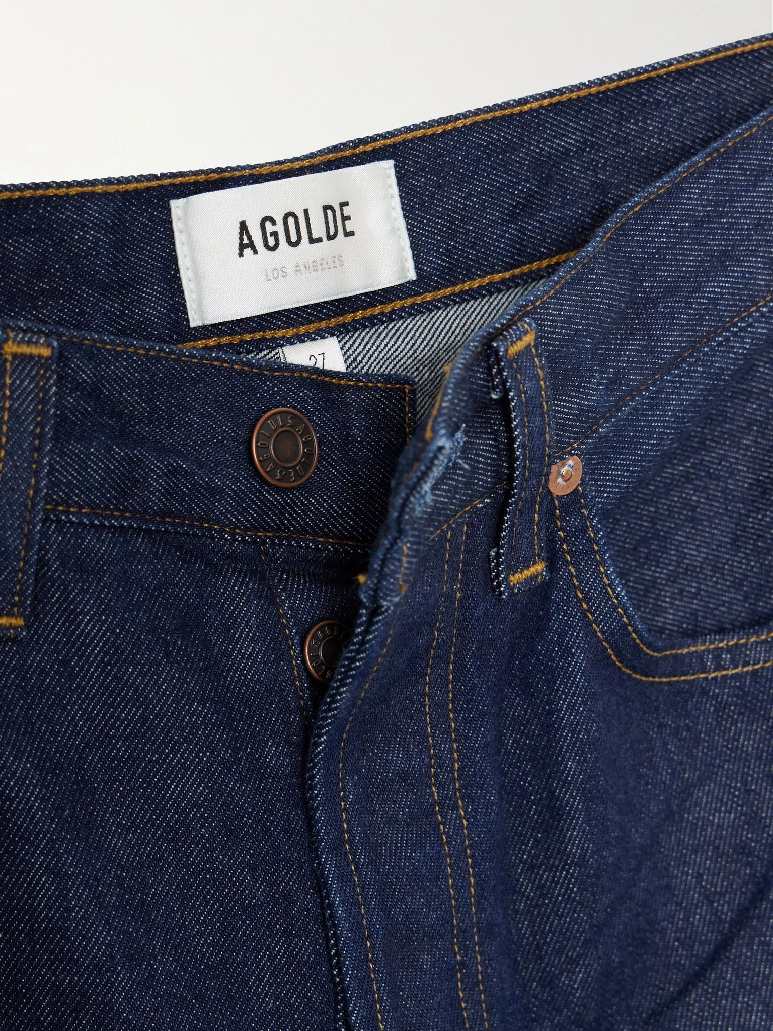 Kelly high-rise straight-leg jeans Indigo - 5