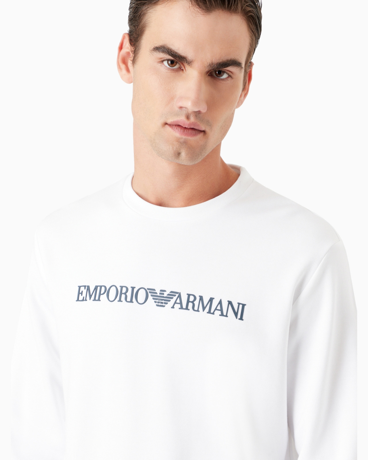 Modal-blend sweatshirt with logo print - 6