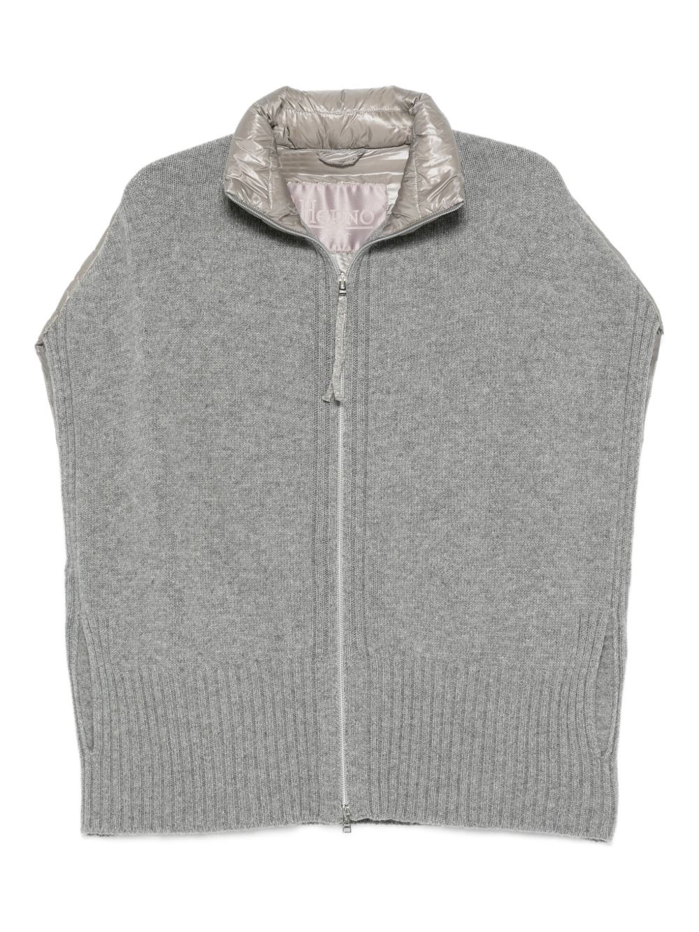 ribbed-knit gilet - 1