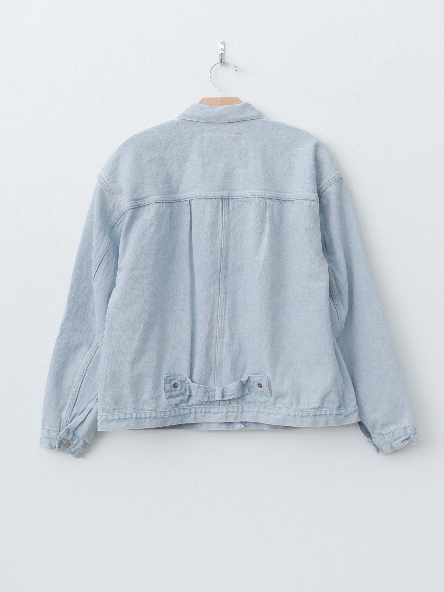 Denim Trucker 1P Jacket - Indigo Ice Wash - 7