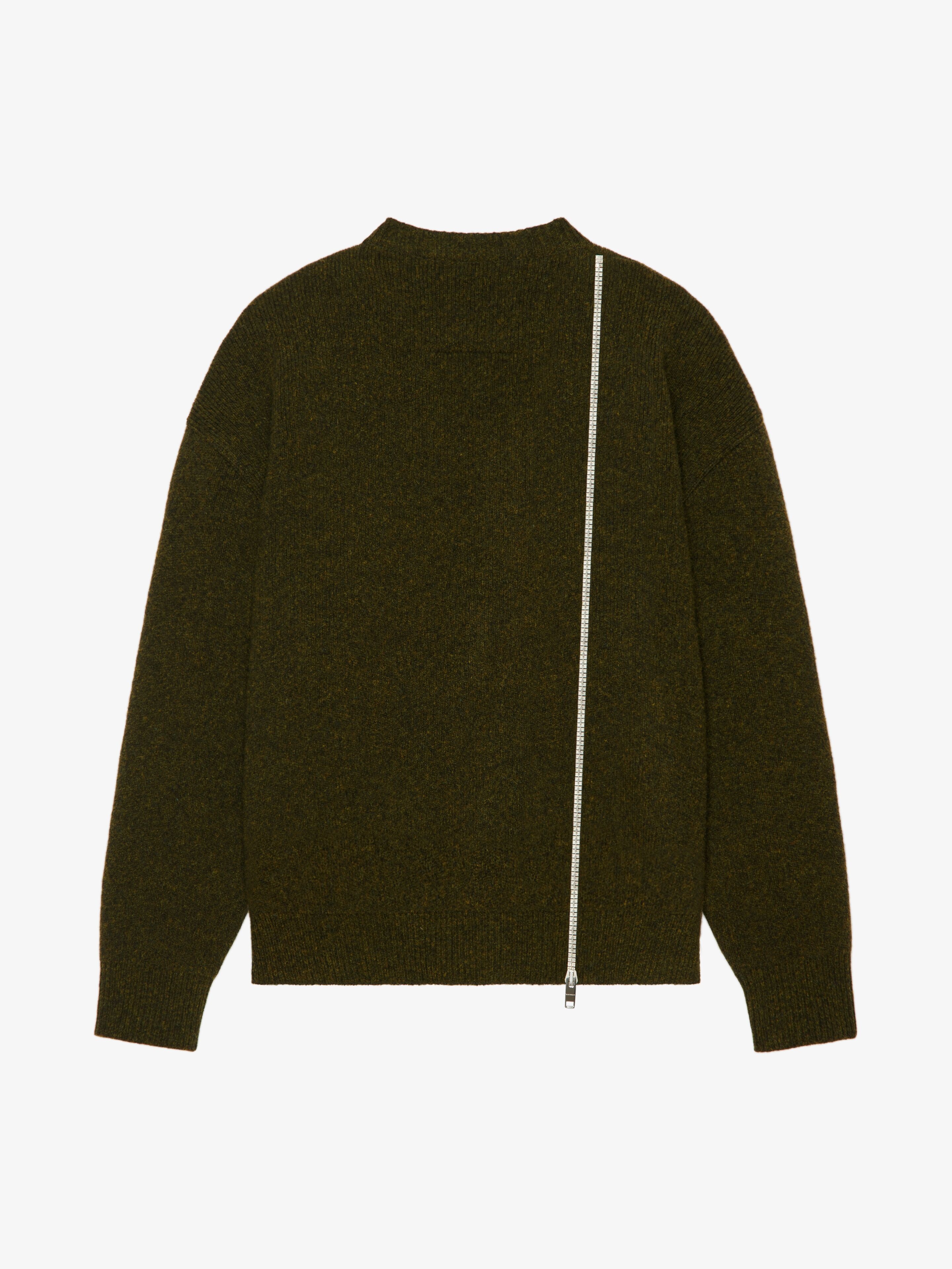 OVERSIZED SWEATER IN WOOL WITH 4G ZIP - 5