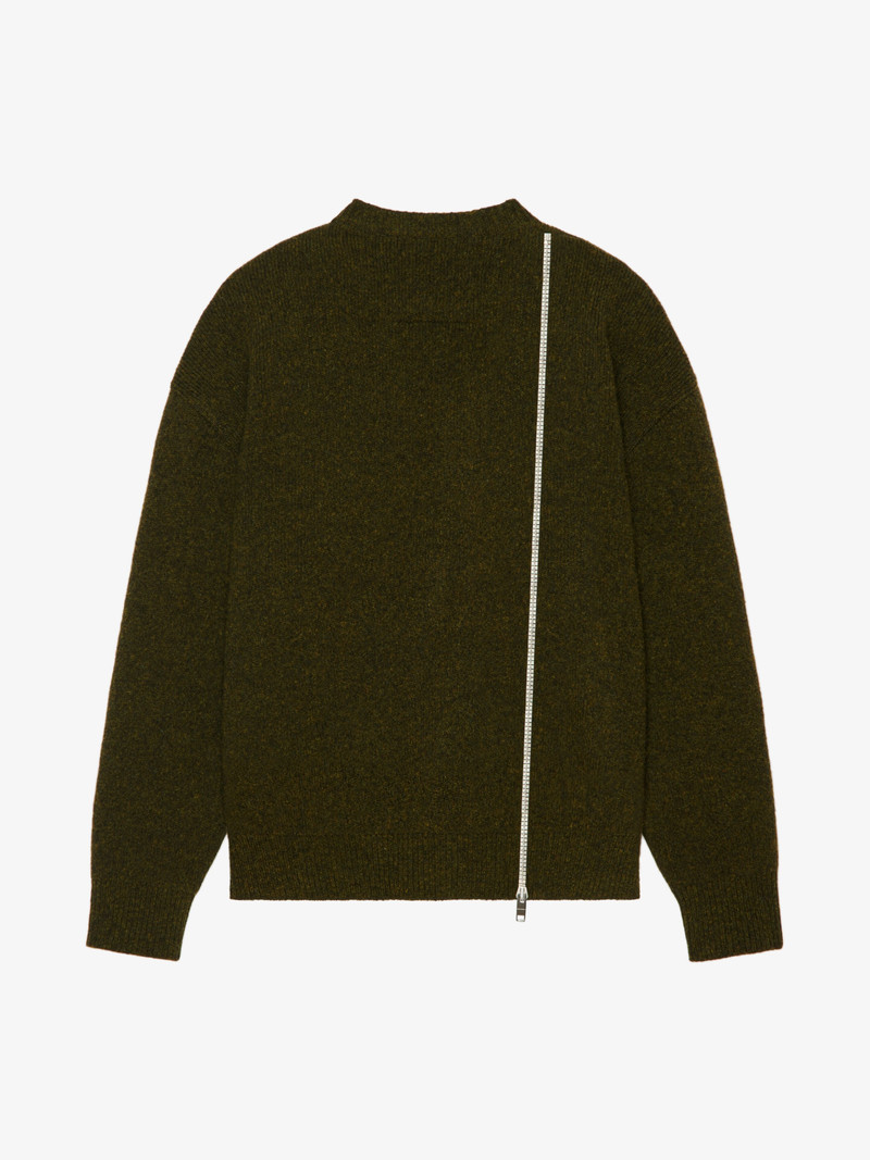 OVERSIZED SWEATER IN WOOL WITH 4G ZIP 5