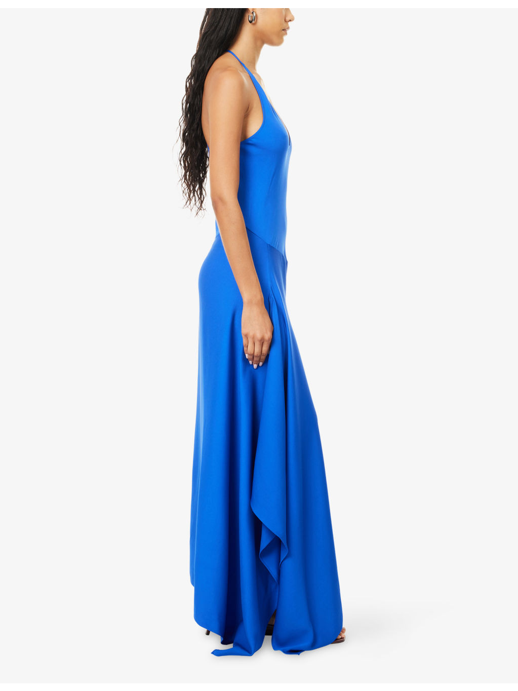 Floating Split Jersey Maxi Dress - 3