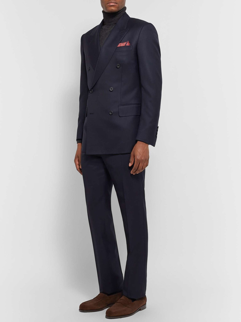 John Lobb Lopez Suede Penny Loafers outlook