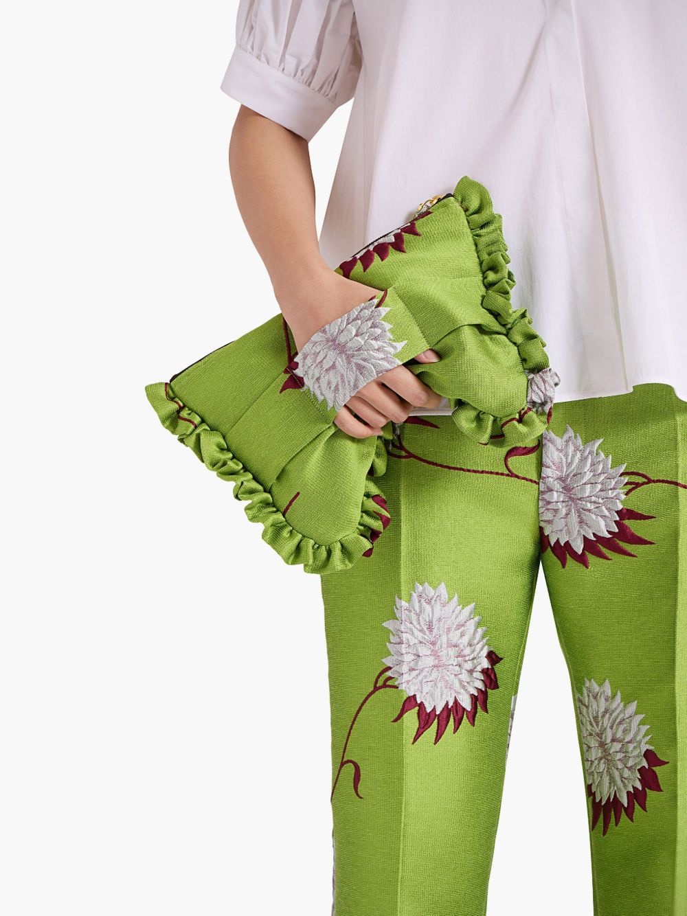 ruffled clutch - 2