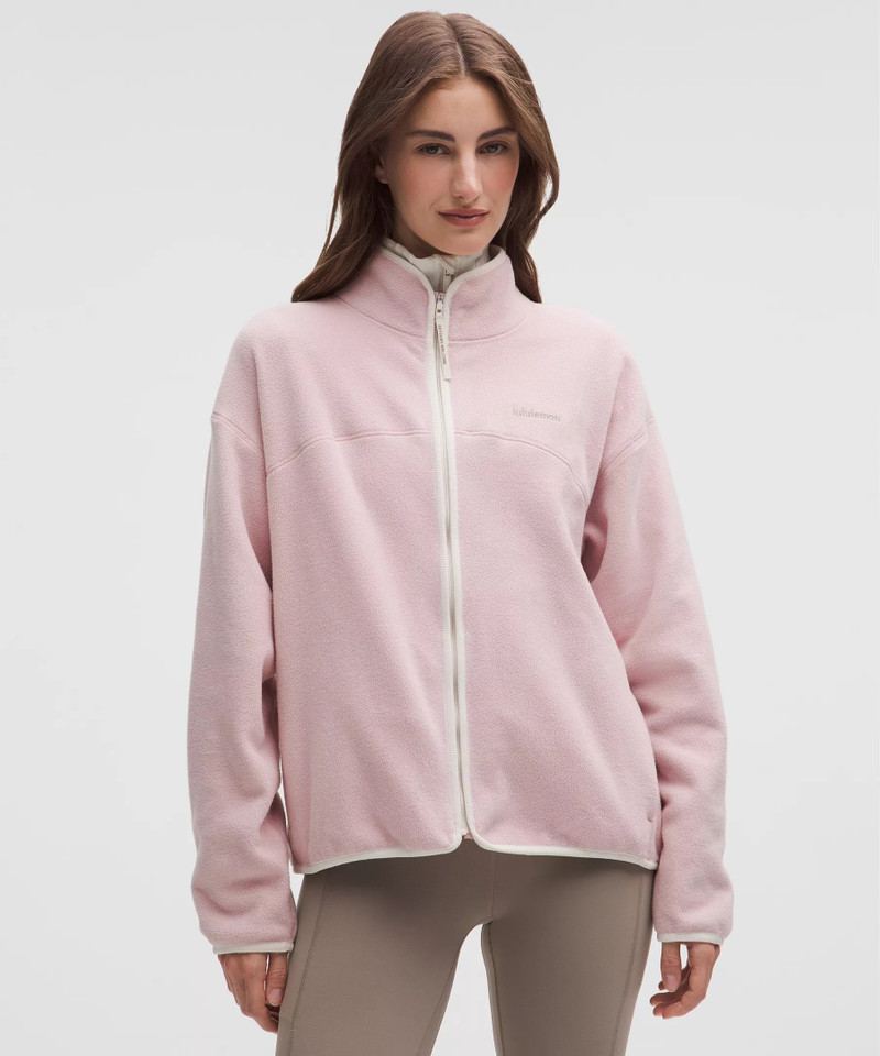 ジャケット・アウター lulu lululemon Tumbled Fleece Full-Zip Jacket - LW3JD1S-073105 | REVERSIBLE