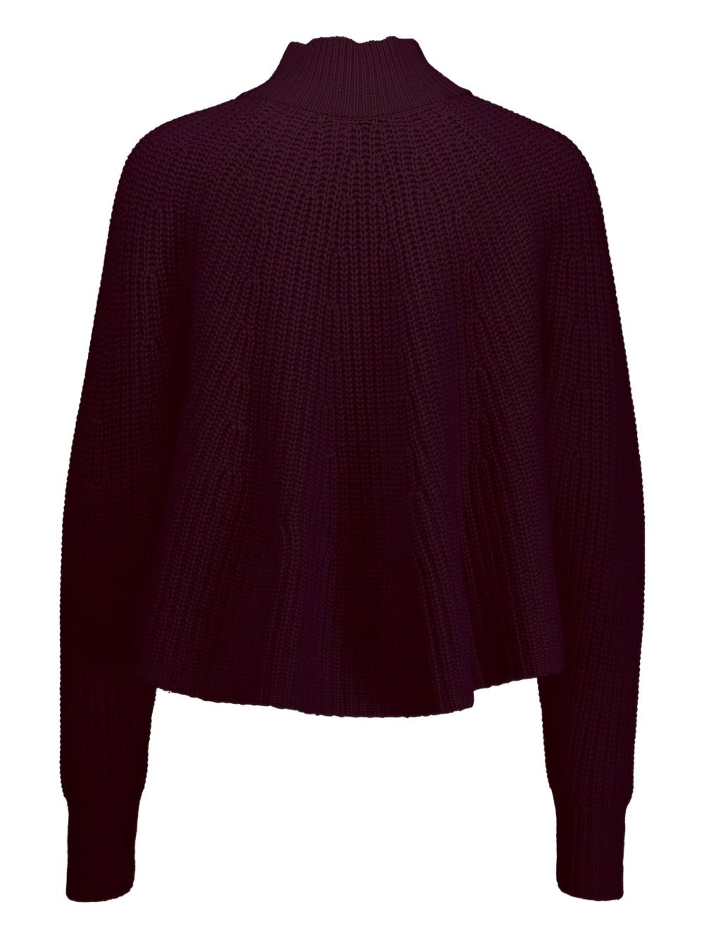 high-neck rib-knit sweater - 2
