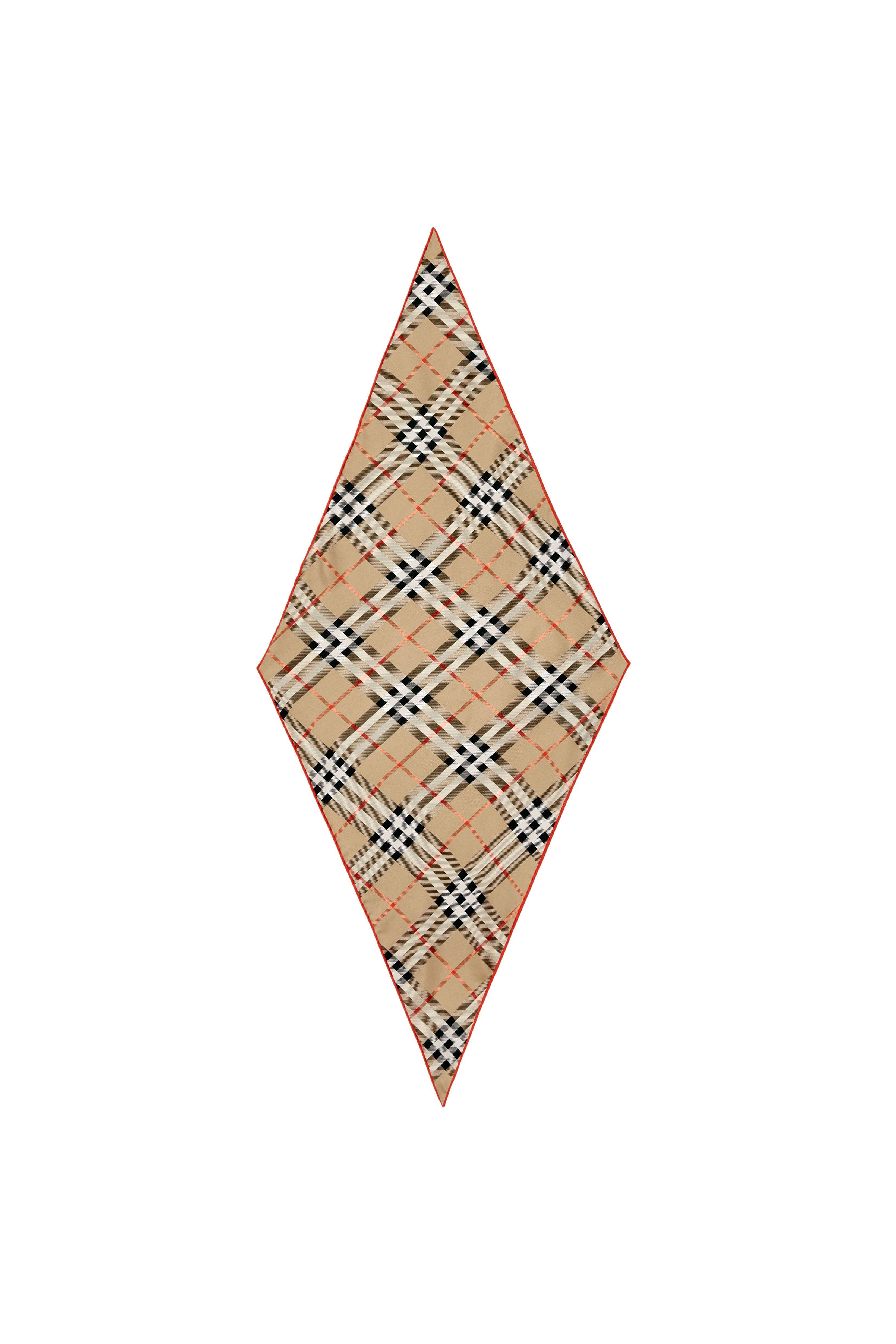 burberry Check Silk Scarf in Sand at Nordstrom - 6