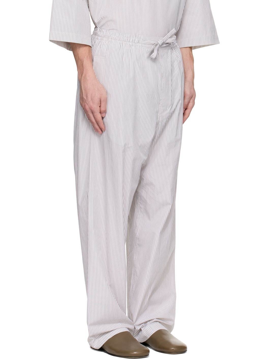 White Pyjama Trousers - 2