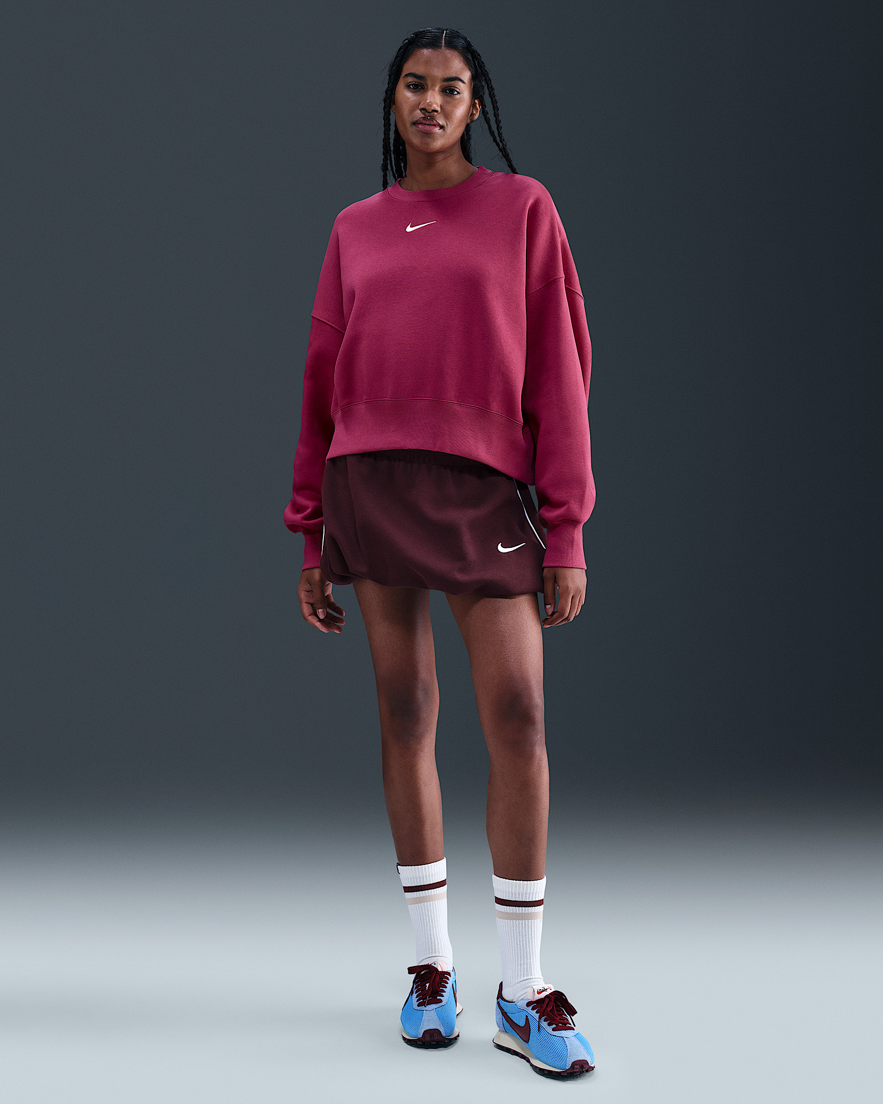 Nike Sportswear Phoenix Fleece Women's Over-Oversized Crew-Neck Sweatshirt - 4