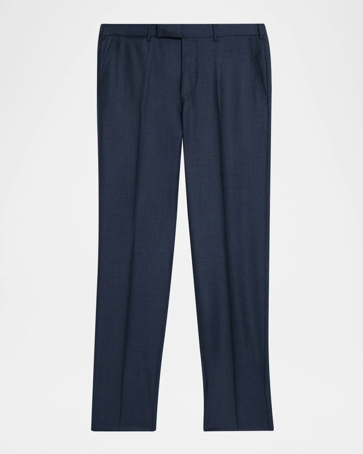 Men's Wool Sharkskin Modern Fit Trousers - 1