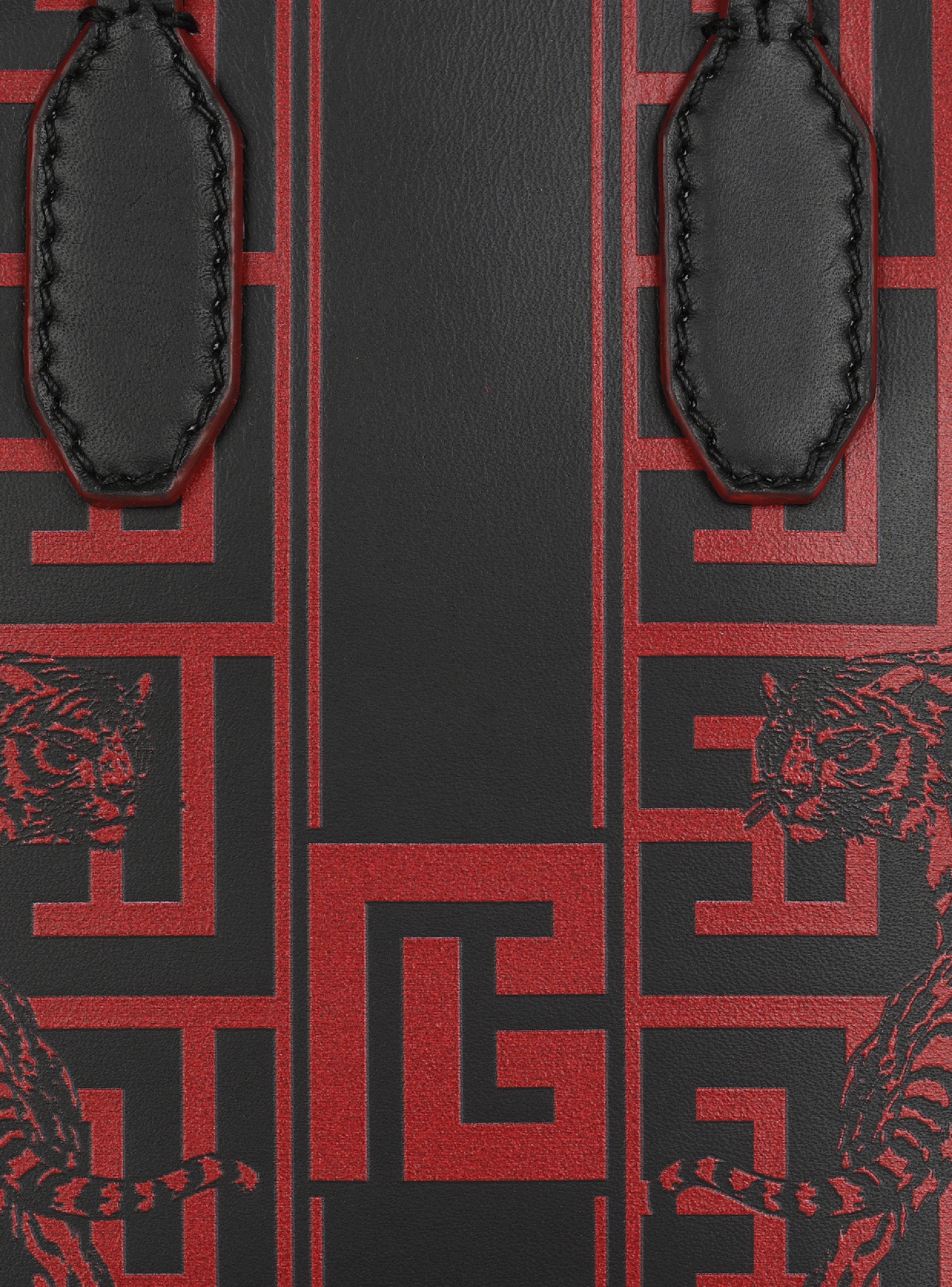 Mini-sized bicolor leather Chinese New Year Balmain bag - 6