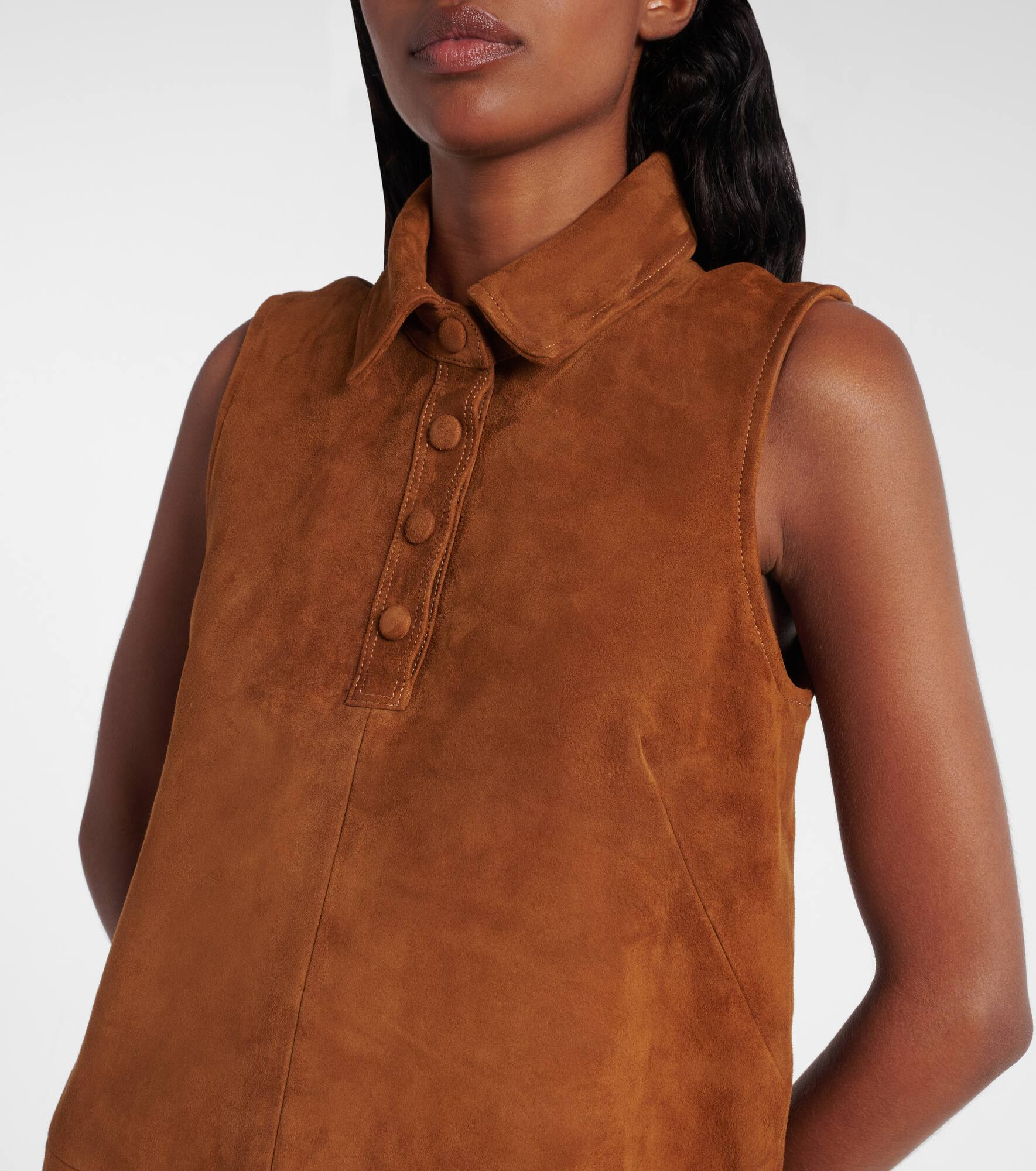 The Suede City suede minidress - 4