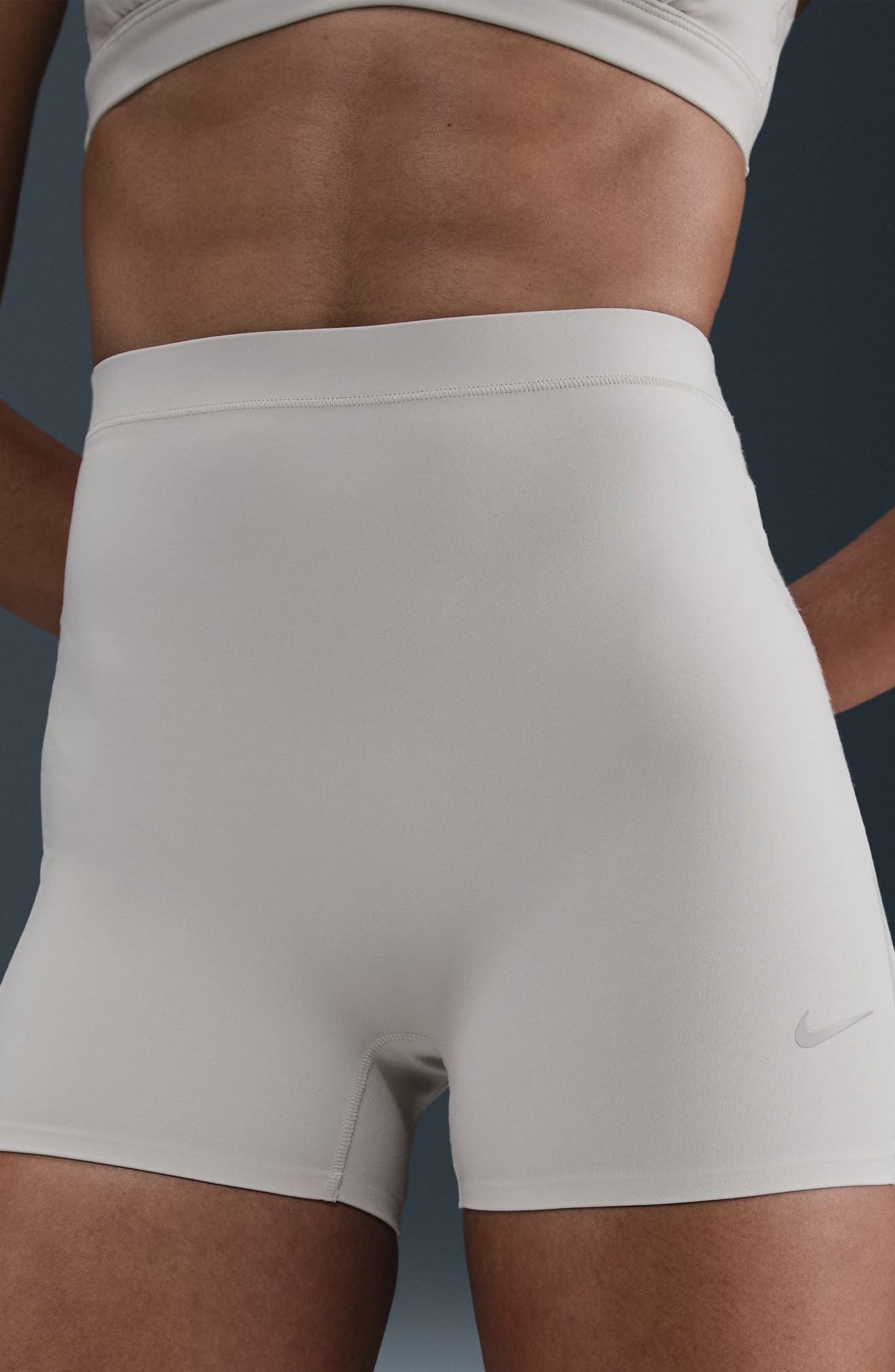 Nike Form Dri-FIT Boy Shorts in Light Orewood/Light Iron Ore at Nordstrom - 2