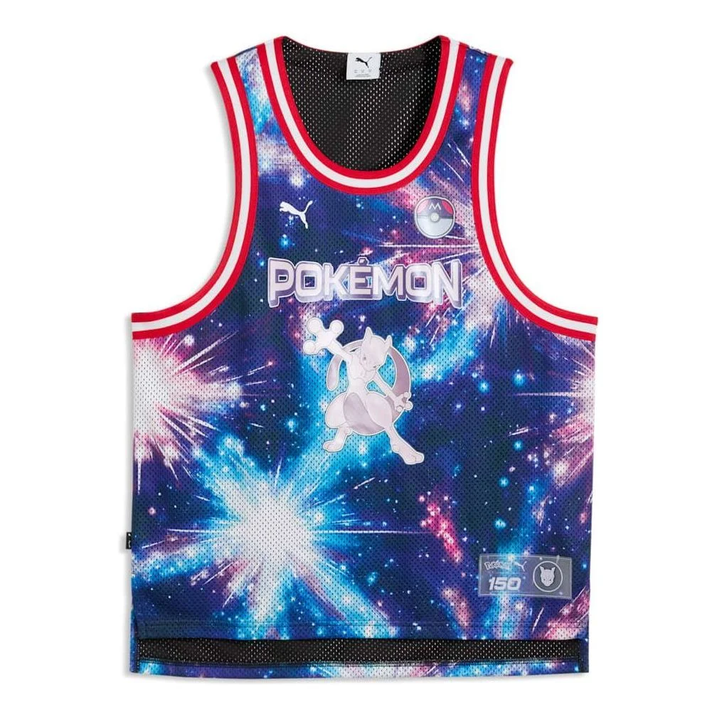 PUMA x Pokemon Mewtwo Jersey 'PUMA Black AOP' 635663-01 - 1