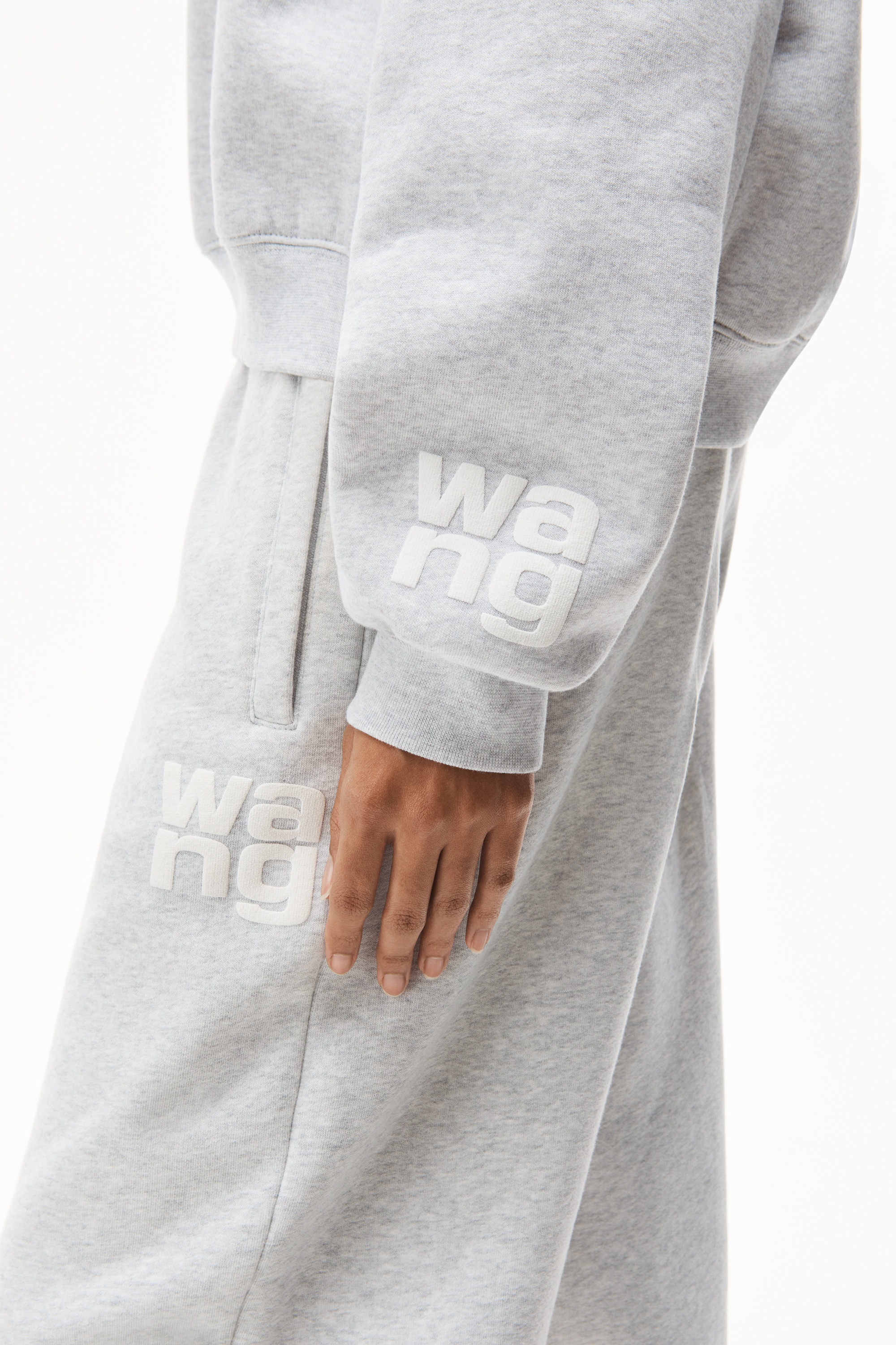 PUFF LOGO HOODIE IN STRUCTURED TERRY - 3