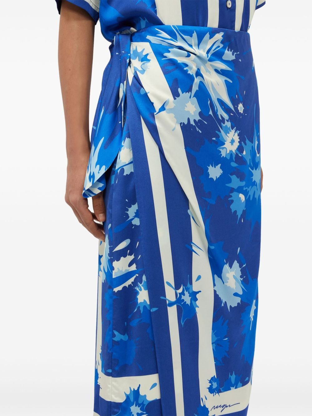 printed midi skirt - 5