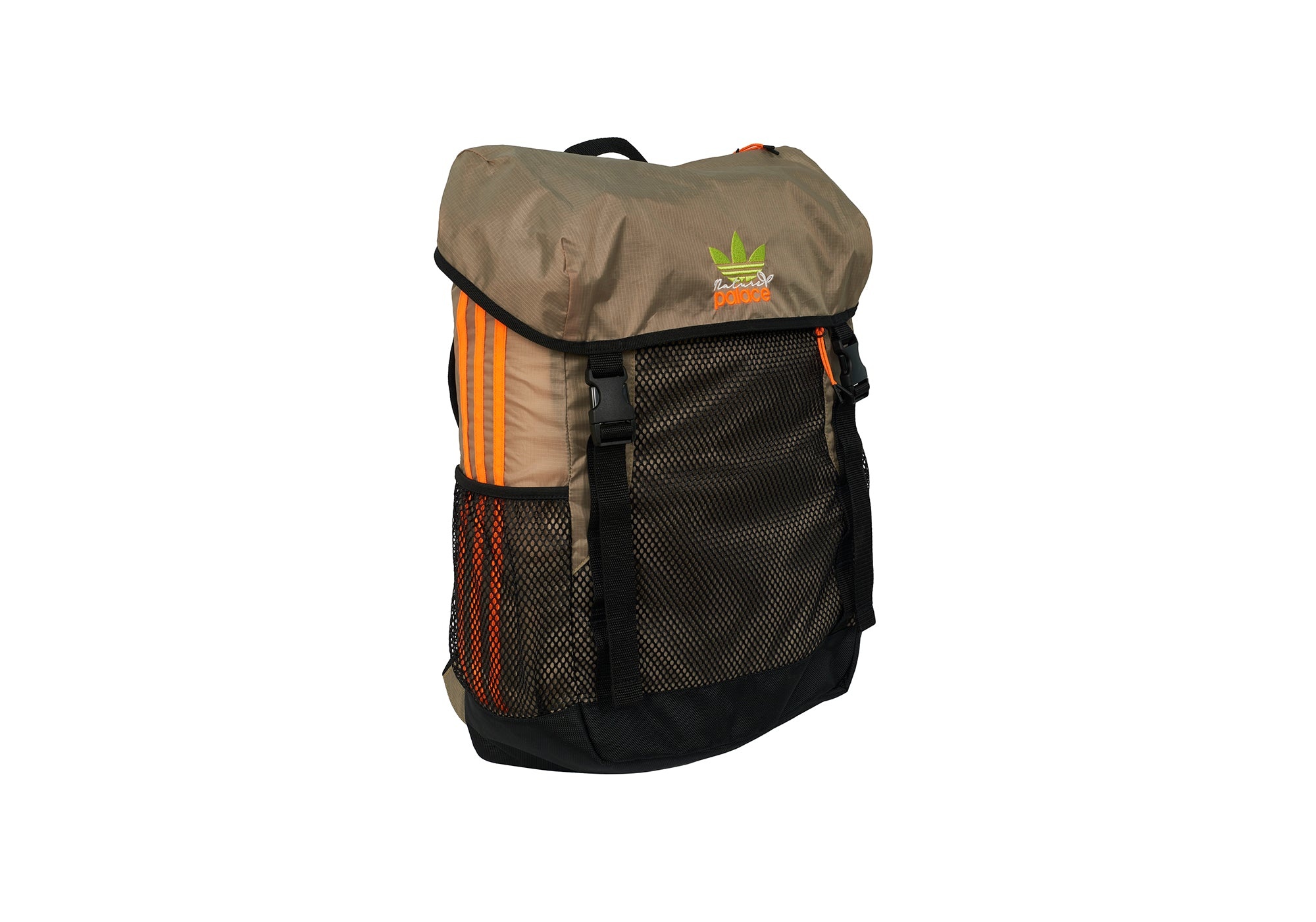 ADIDAS PALACE NATURE BACKPACK BLANCH CARGO / SIGNAL ORANGE - 2